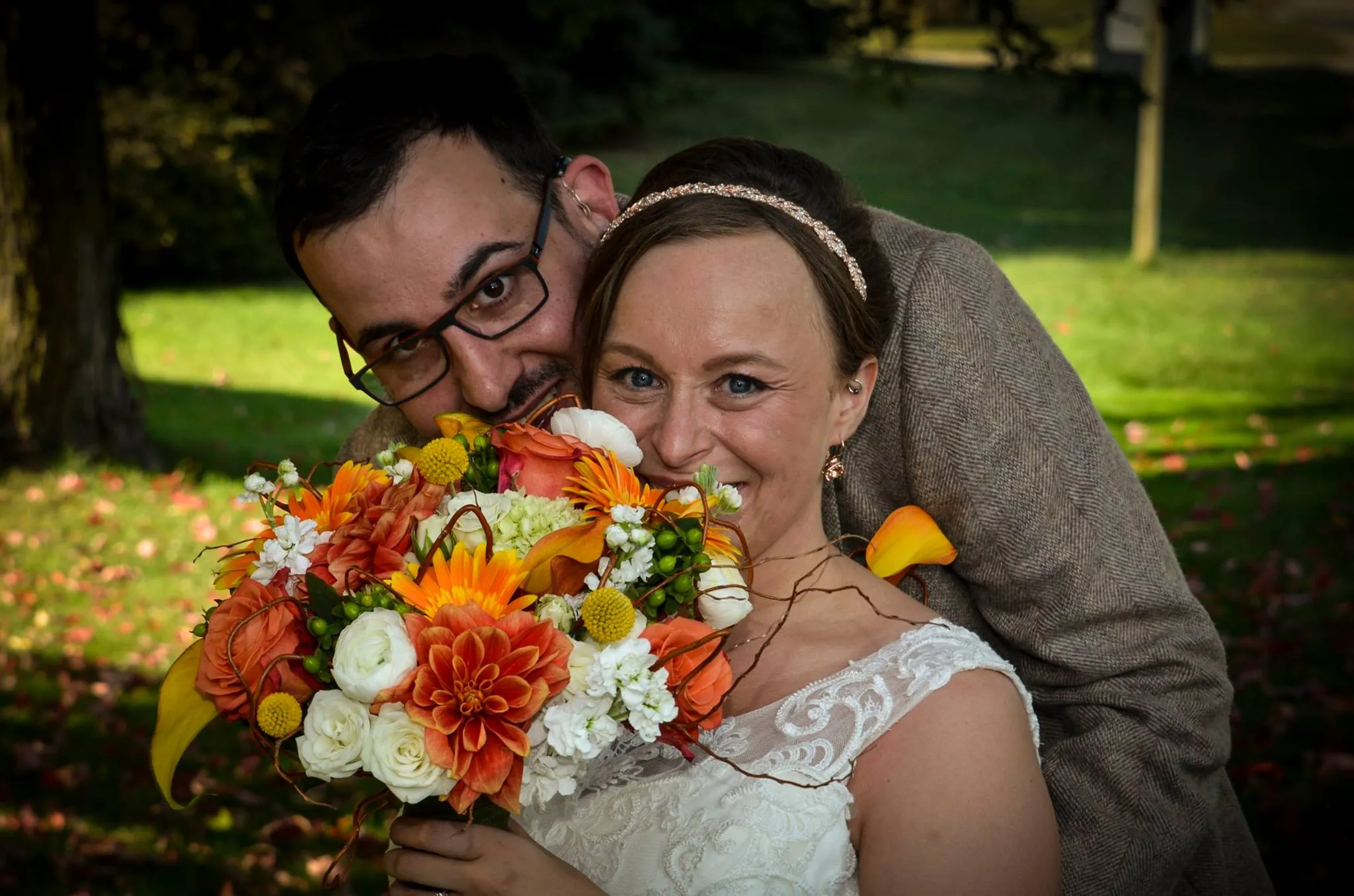Happy Wedding Couple